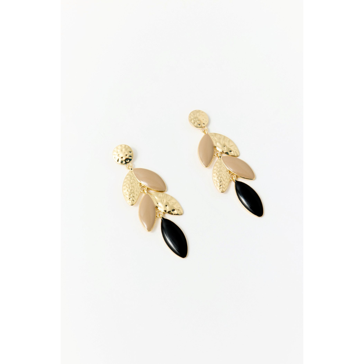 Sfera | Pendientes Hojas Intercaladas