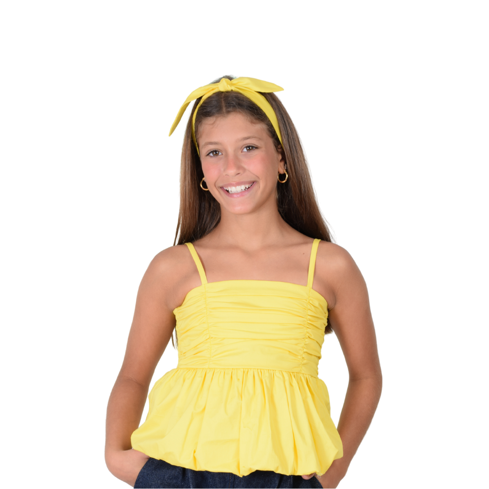 Zocca Kids | Blusa Globo Top Drapeado para Niña