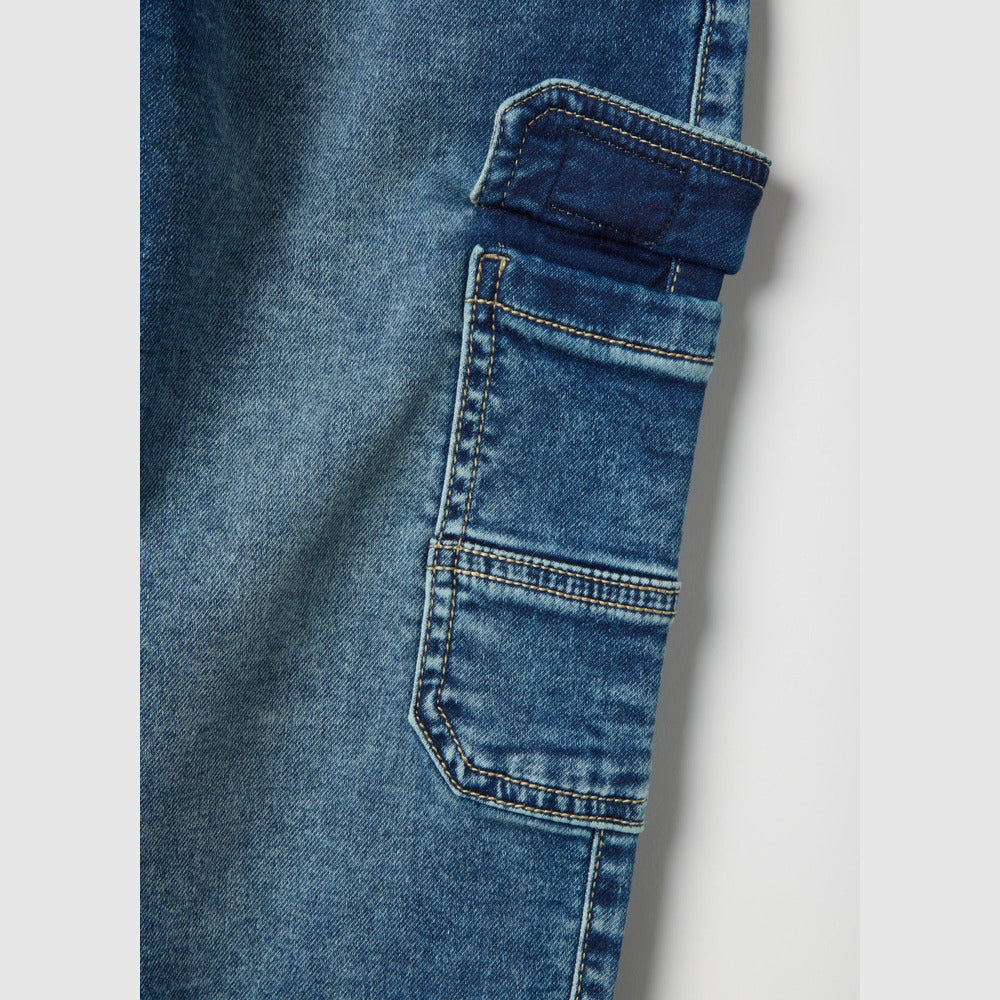 OVS | Jeans Cargo con Bolsillos  y Cintura Elástica Infantil