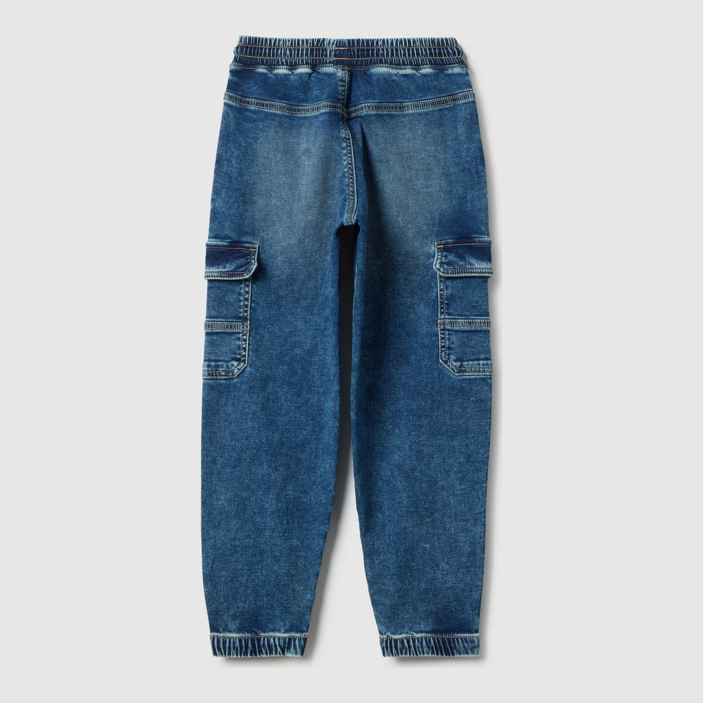 OVS | Jeans Cargo con Bolsillos  y Cintura Elástica Infantil