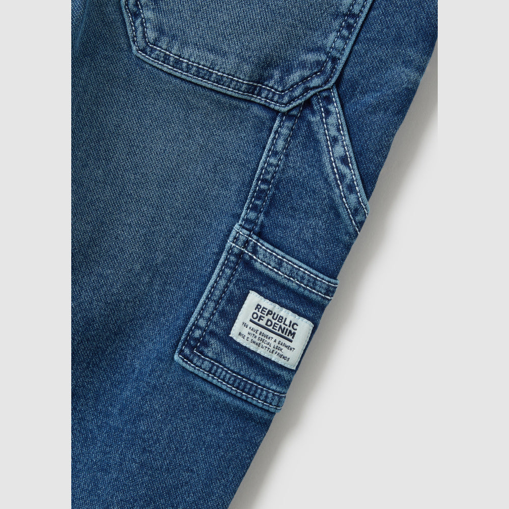OVS | Prenda Infantil Azul de Denim de Corte Relajado Infantil