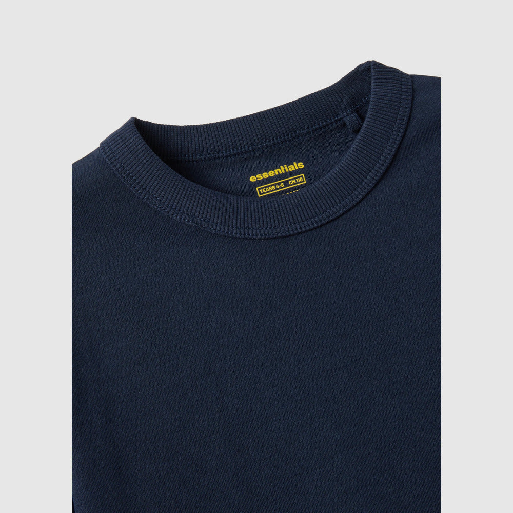 OVS | Camiseta azul de algodón puro cuello redondo infantil