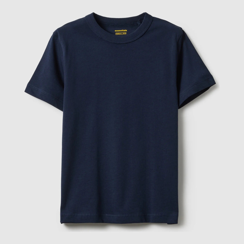 OVS | Camiseta azul de algodón puro cuello redondo infantil