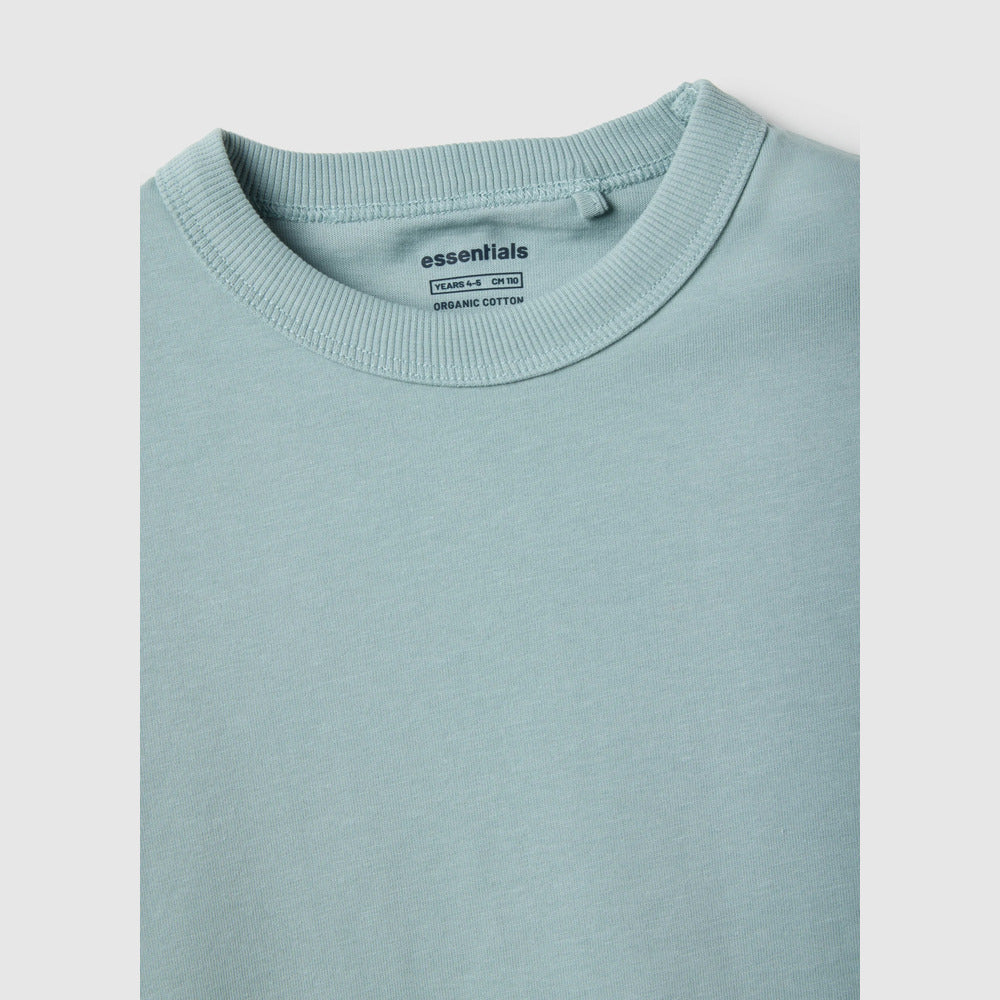 OVS | Camiseta azul de algodón puro cuello redondo infantil