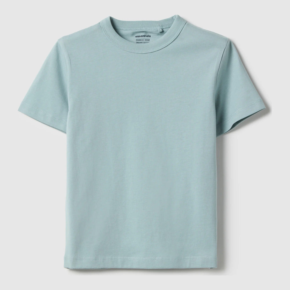 OVS | Camiseta azul de algodón puro cuello redondo infantil