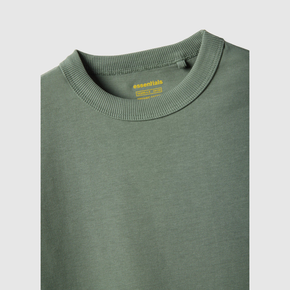 OVS | Camiseta verde de algodón puro cuello redondo infantil