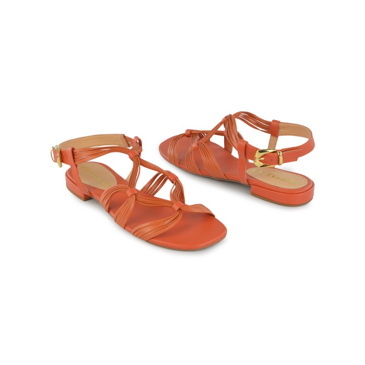 Ferrucci | Sandalia Rastreta Hilos Trenzados