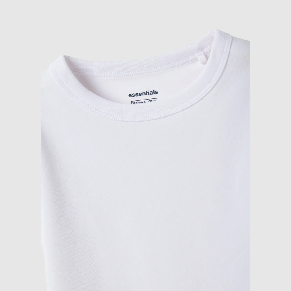 OVS | Camiseta blanca de mezcla de algodón para niña