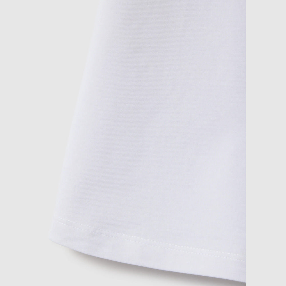OVS | Camiseta blanca de mezcla de algodón para niña