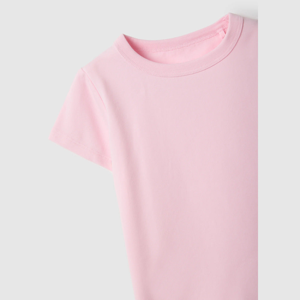 OVS | Camiseta rosa de mezcla de algodón para niña