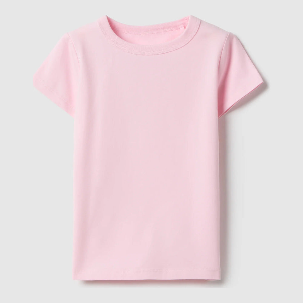 OVS | Camiseta rosa de mezcla de algodón para niña