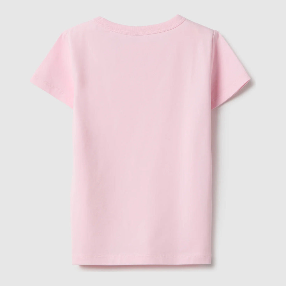 OVS | Camiseta rosa de mezcla de algodón para niña