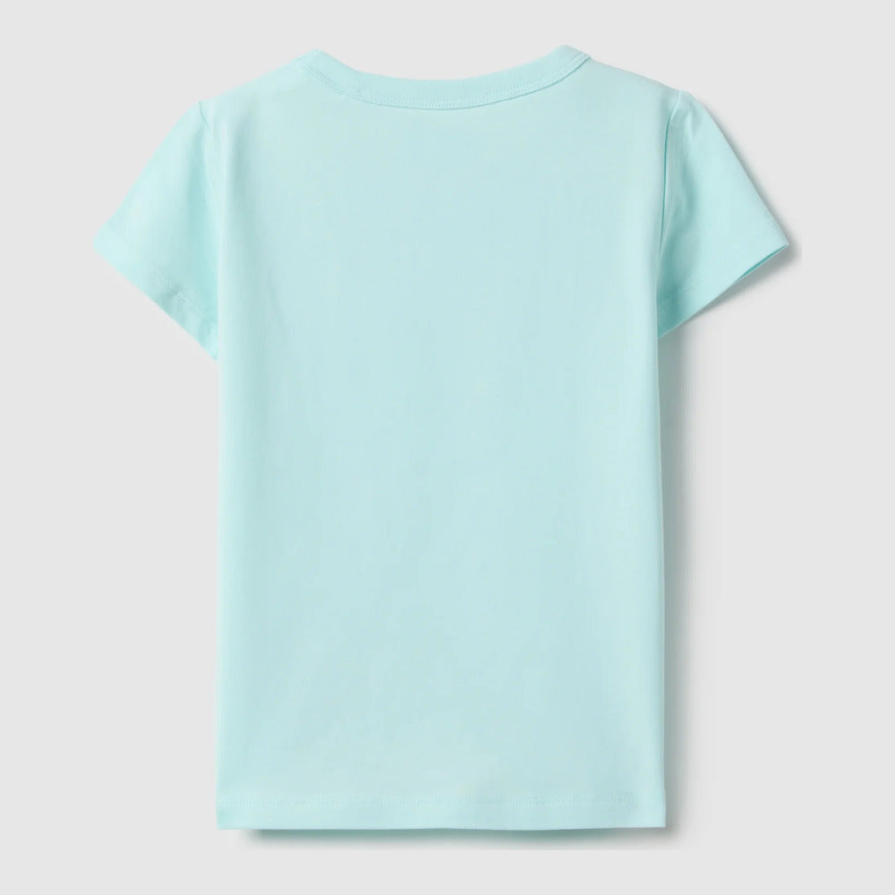 OVS | Camiseta azul de mezcla de algodón para niña