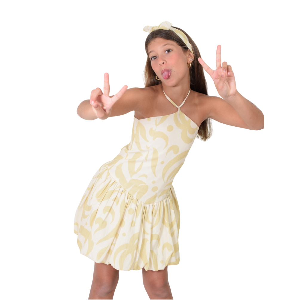 Zocca Kids | Vestido Tiritas Halter para Niña