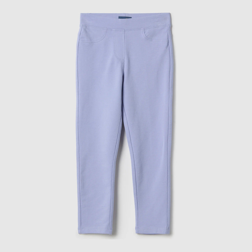 OVS | Treggings morados de algodón elástico de corte slim para niña