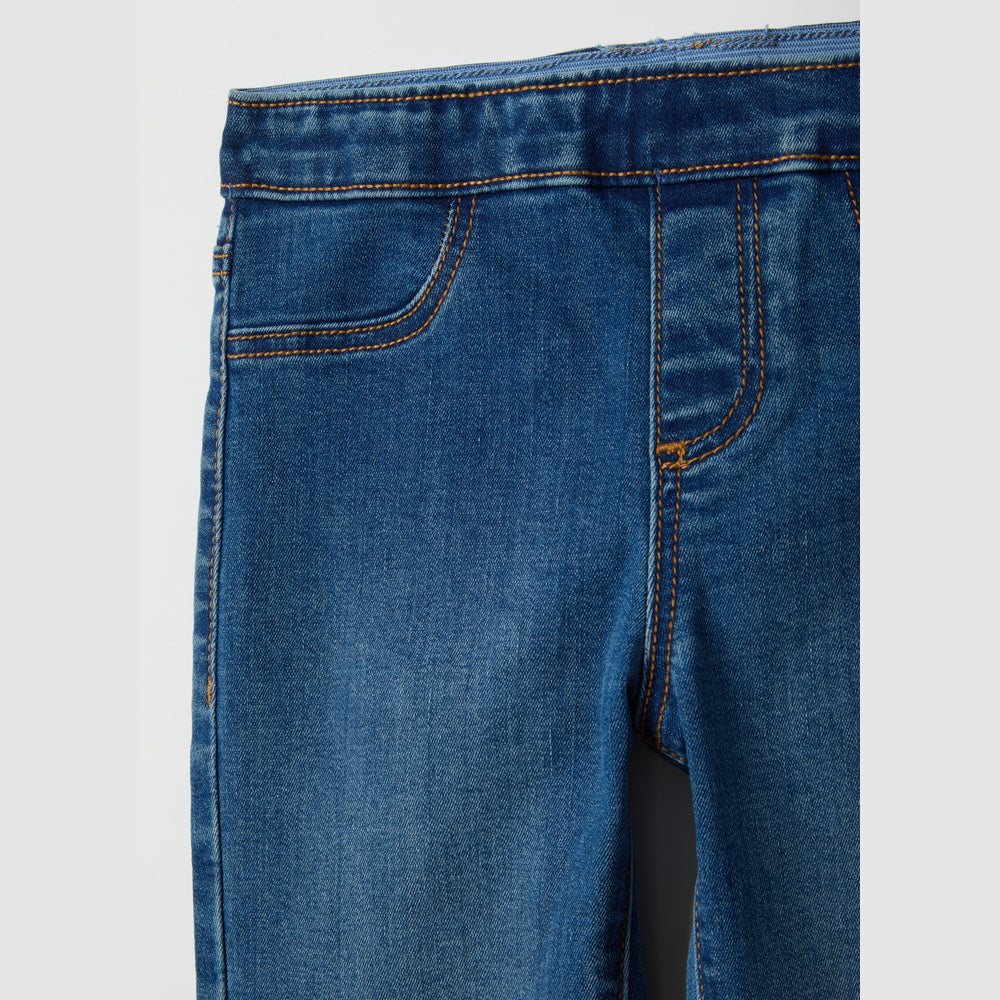 OVS | Jeggings Azules de Mezcla de Algodón de Corte Skinny para Niña