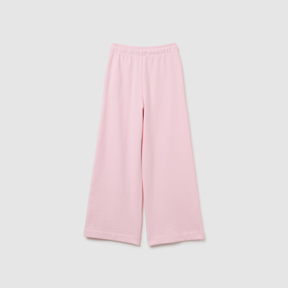 OVS | Pantalón Jogger Rosa de Algodón Puro de Pierna Ancha para Niña