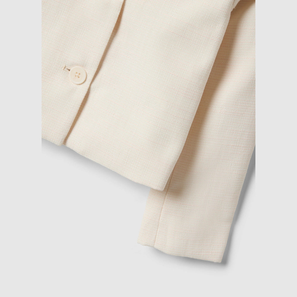 OVS Chaqueta beige de algodón puro para niña