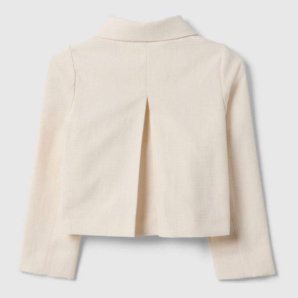 OVS Chaqueta beige de algodón puro para niña