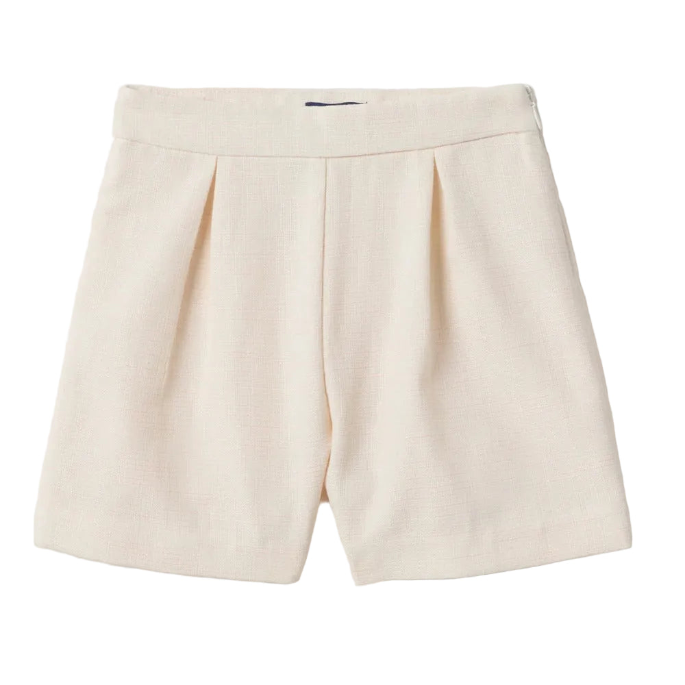 OVS | Shorts beige de pierna ancha con diseño plisado para niña