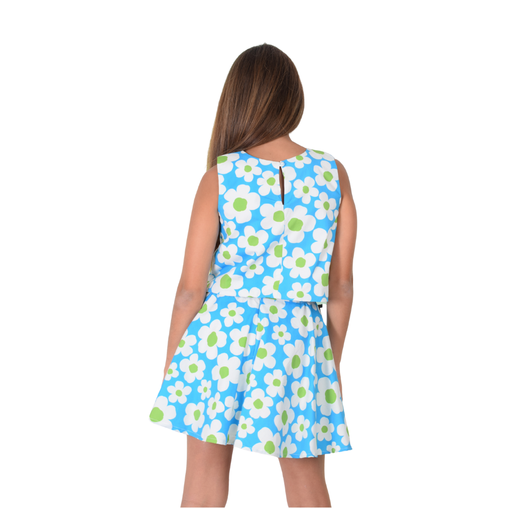 Zocca Kids | Set Top con Onda y Falda-Short para Niña