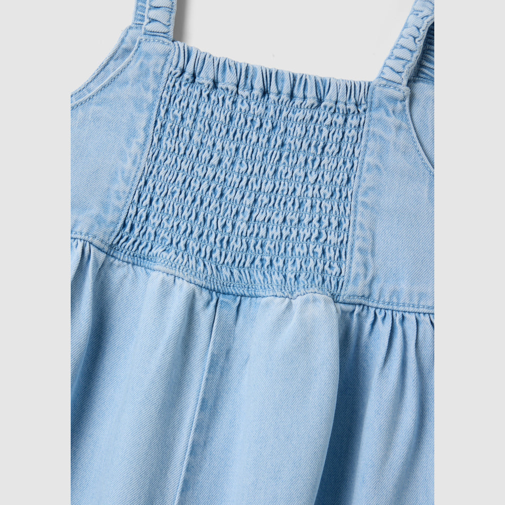 OVS | Overol Azul Claro de Denim para Niña