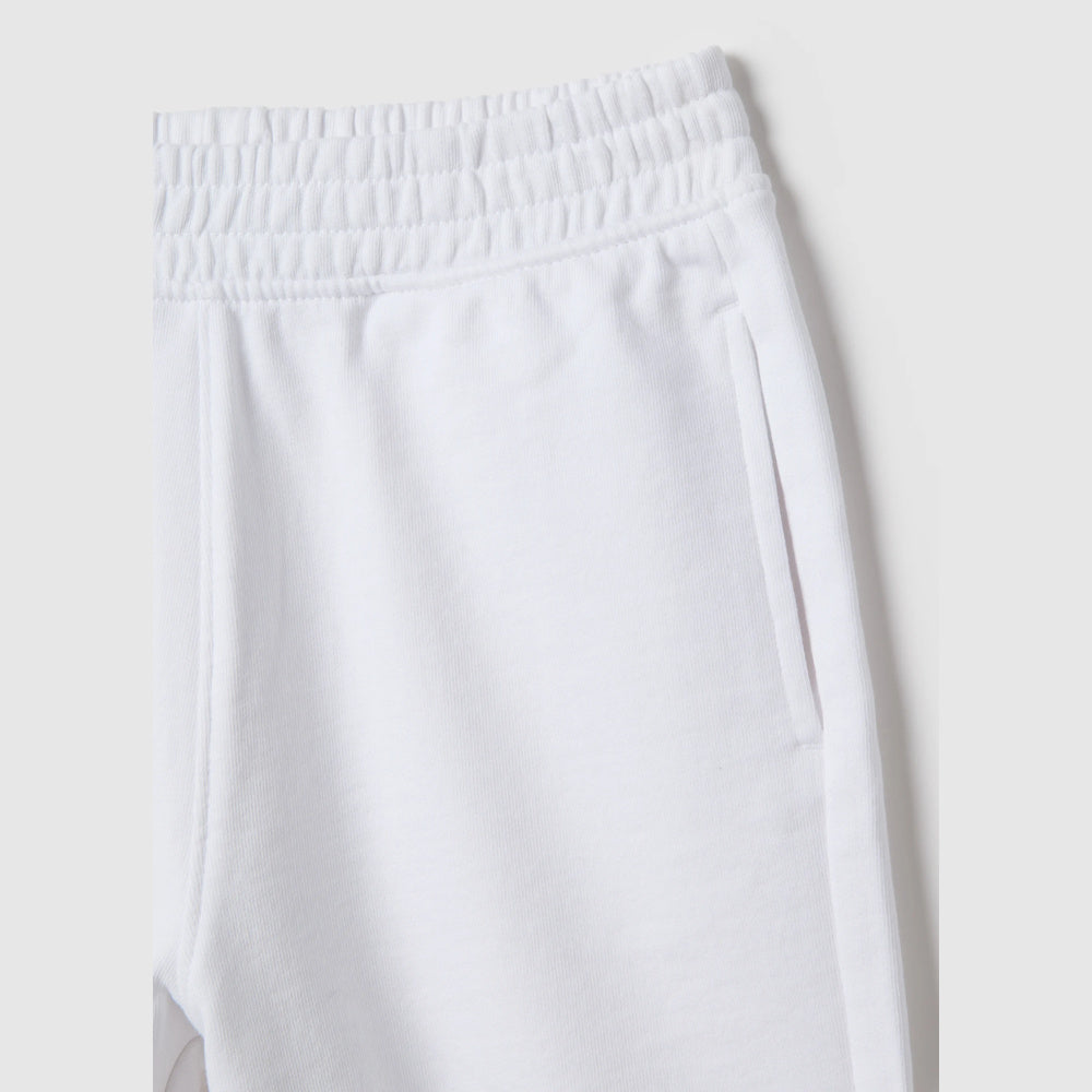 OVS | Shorts jogger blancos de algodón puro para niño