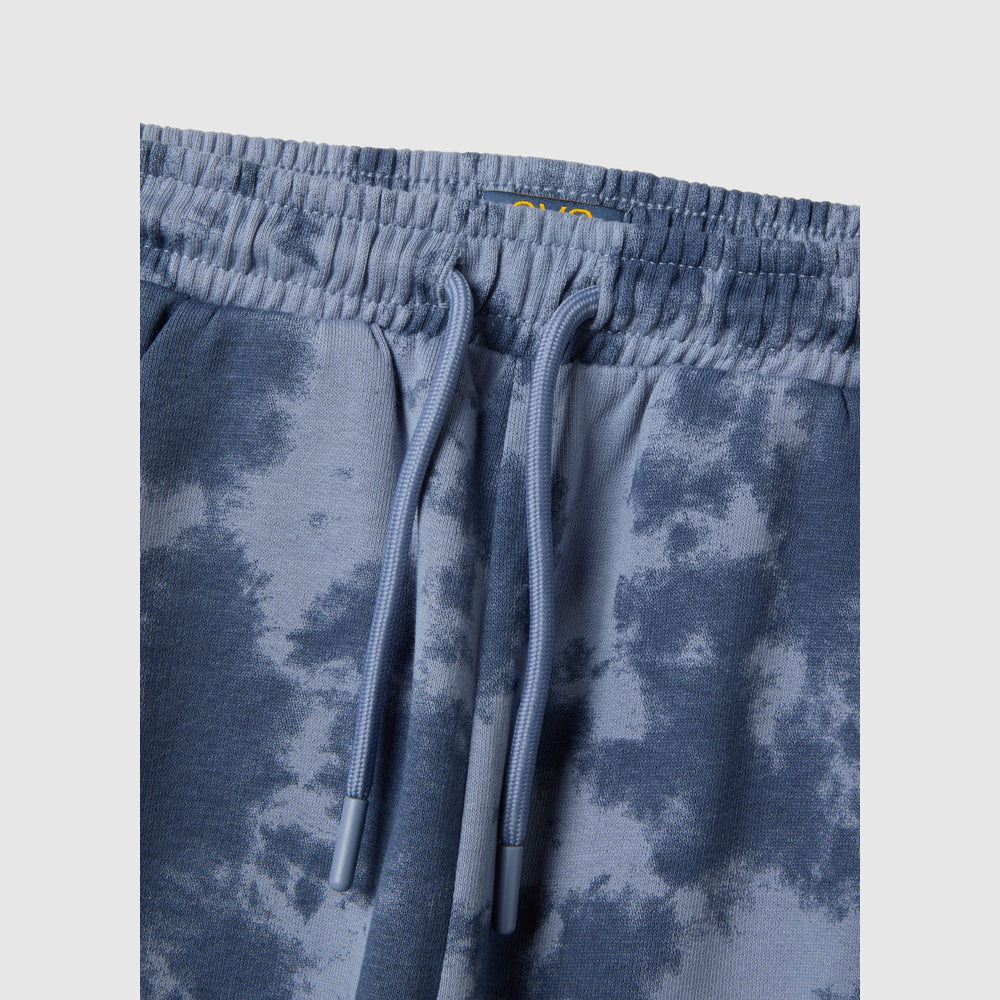 OVS | Pantalón multicolor de algodón puro con estampado tie-dye infantil