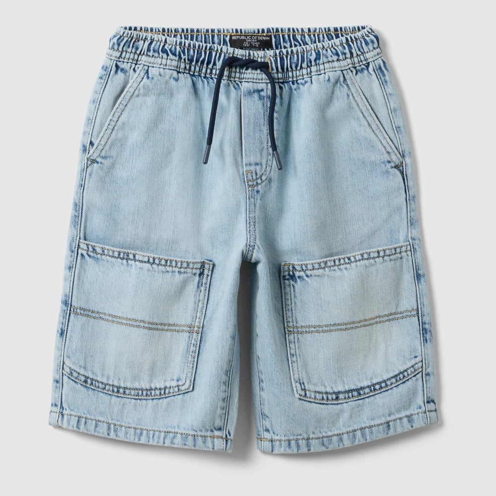 OVS | Shorts azules claros de denim de pierna ancha infantil
