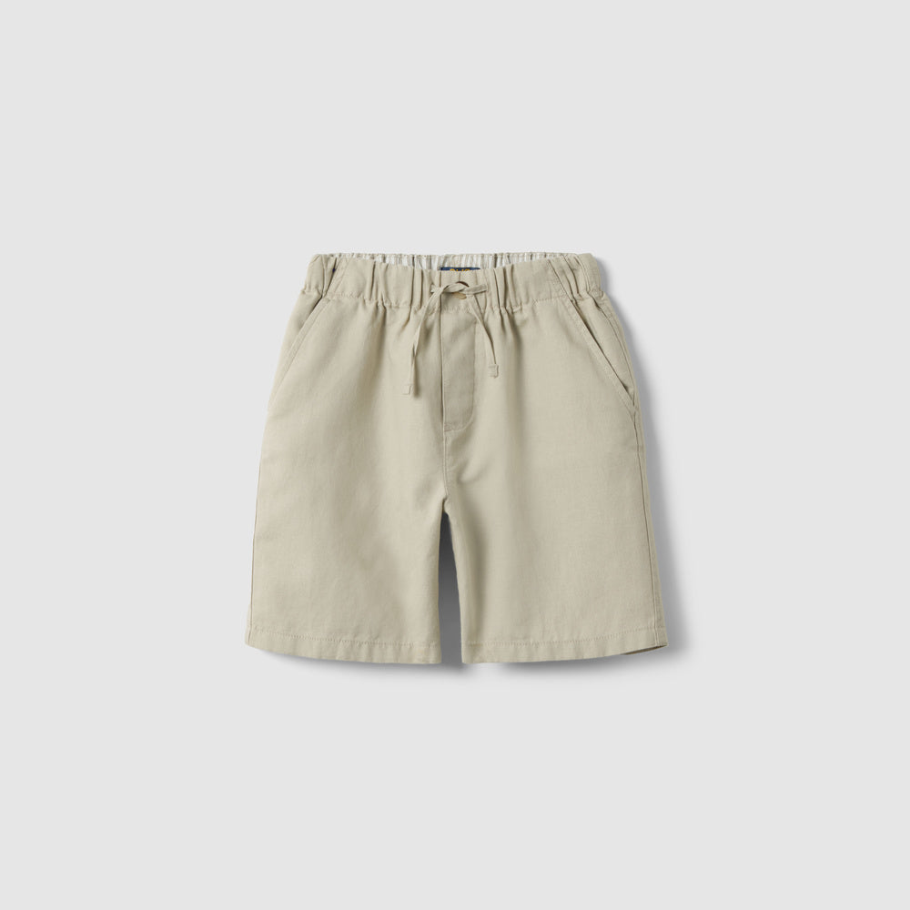 OVS | Shorts Beige de Mezcla de Lino de Corte Oversize Infantil