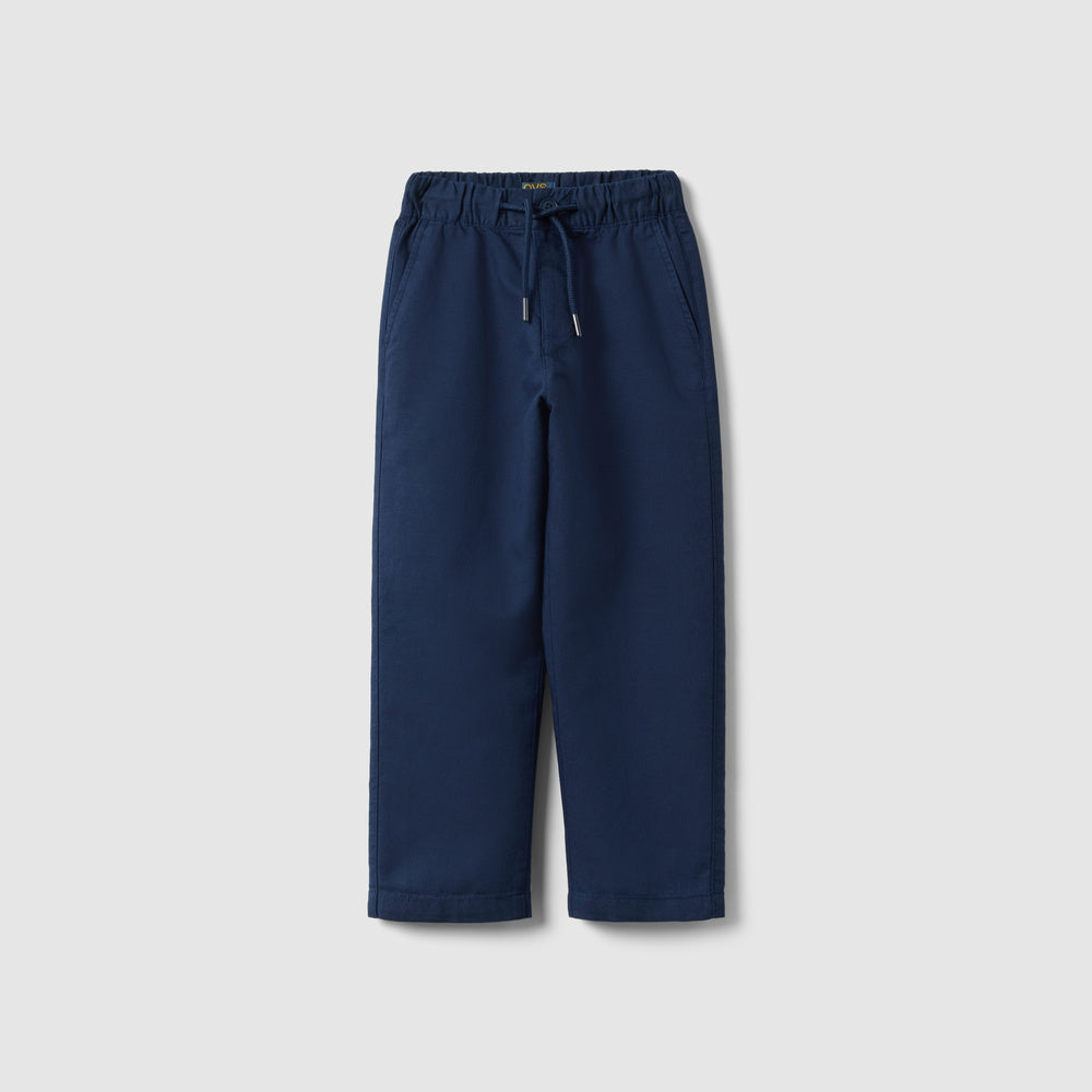 OVS | Pantalón Azul de Algodón y Lino Infantil