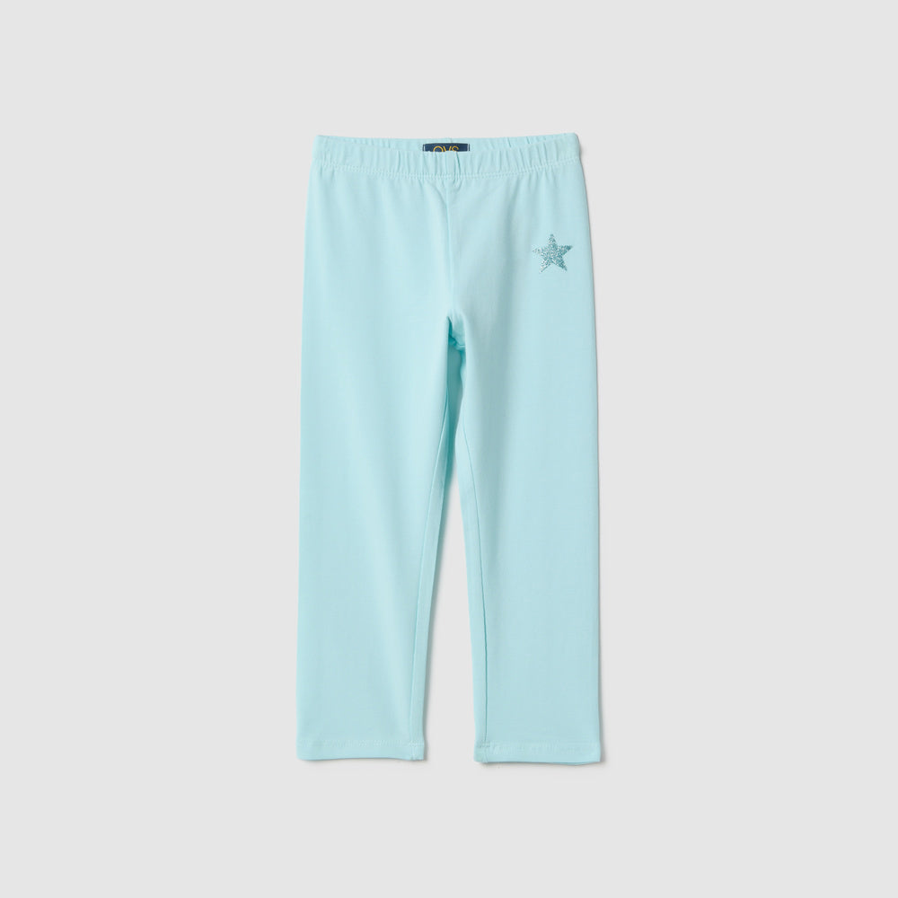 OVS | Leggings de Corte Slim con Detalle de Estrellas para Niña