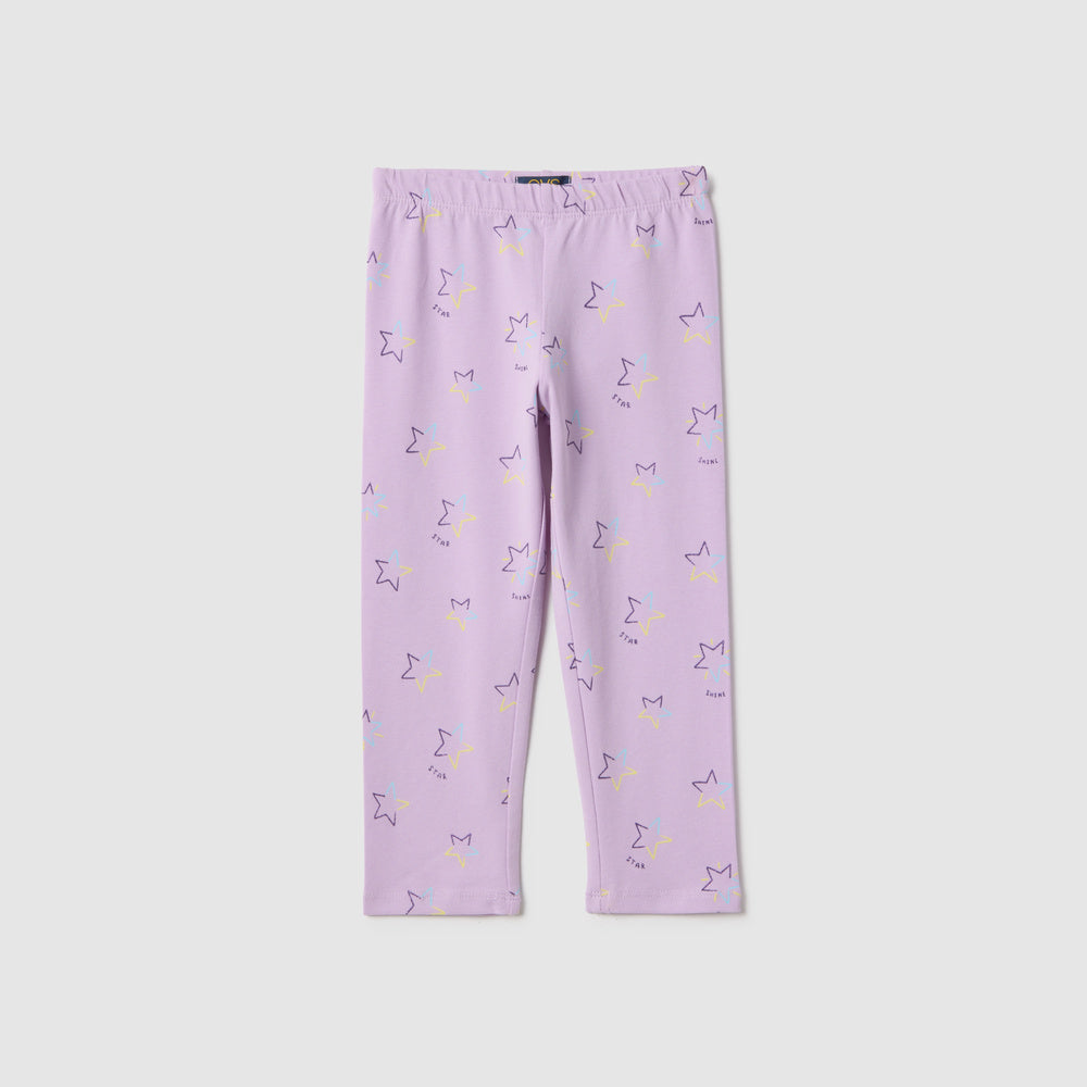 OVS | Leggings de corte Skinny con Detalle de Estrellas para Niña