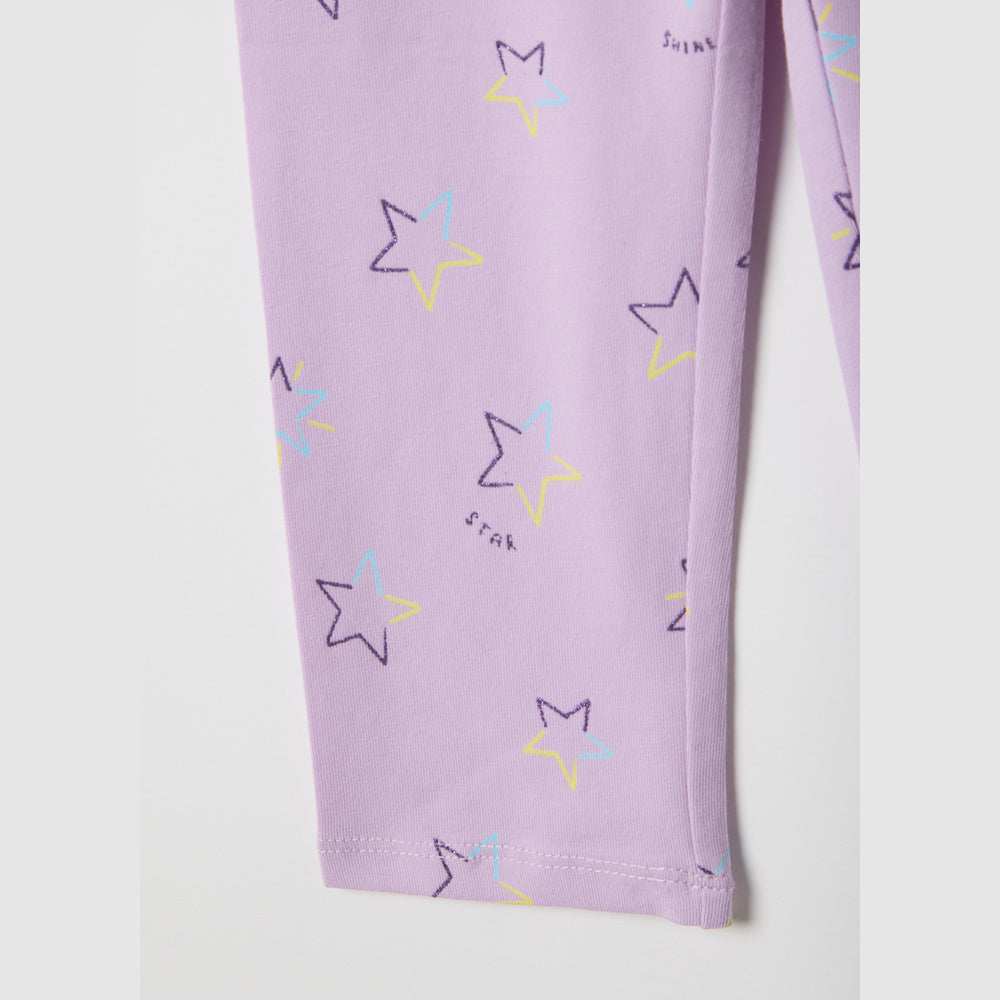 OVS | Leggings de corte Skinny con Detalle de Estrellas para Niña