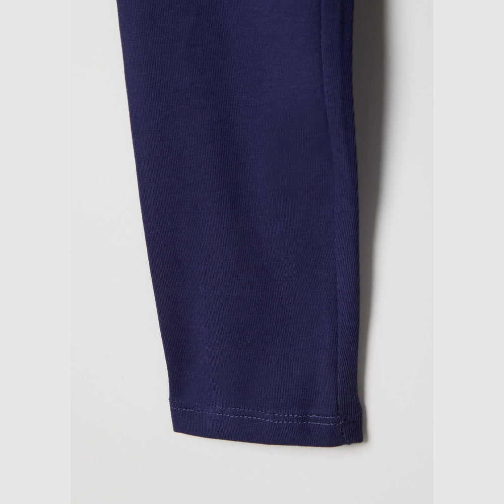OVS | Leggings morados de algodón elástico de corte slim para niña