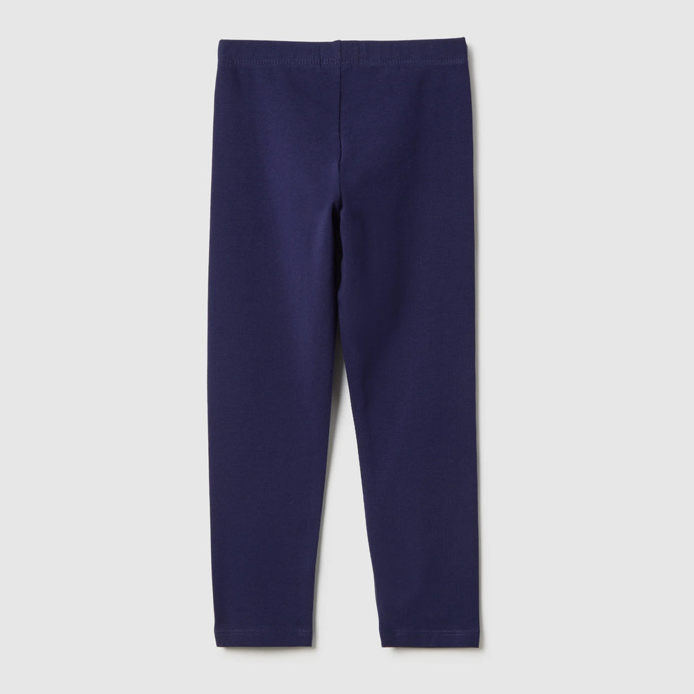 OVS | Leggings morados de algodón elástico de corte slim para niña