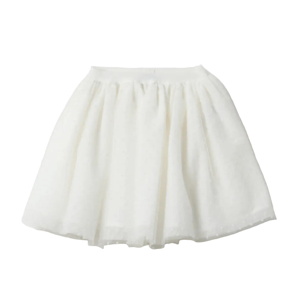 OVS | Falda Blanca con Estampado de Lunares para Niña