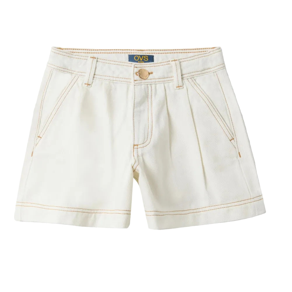 OVS | Shorts blancos de algodón para niña