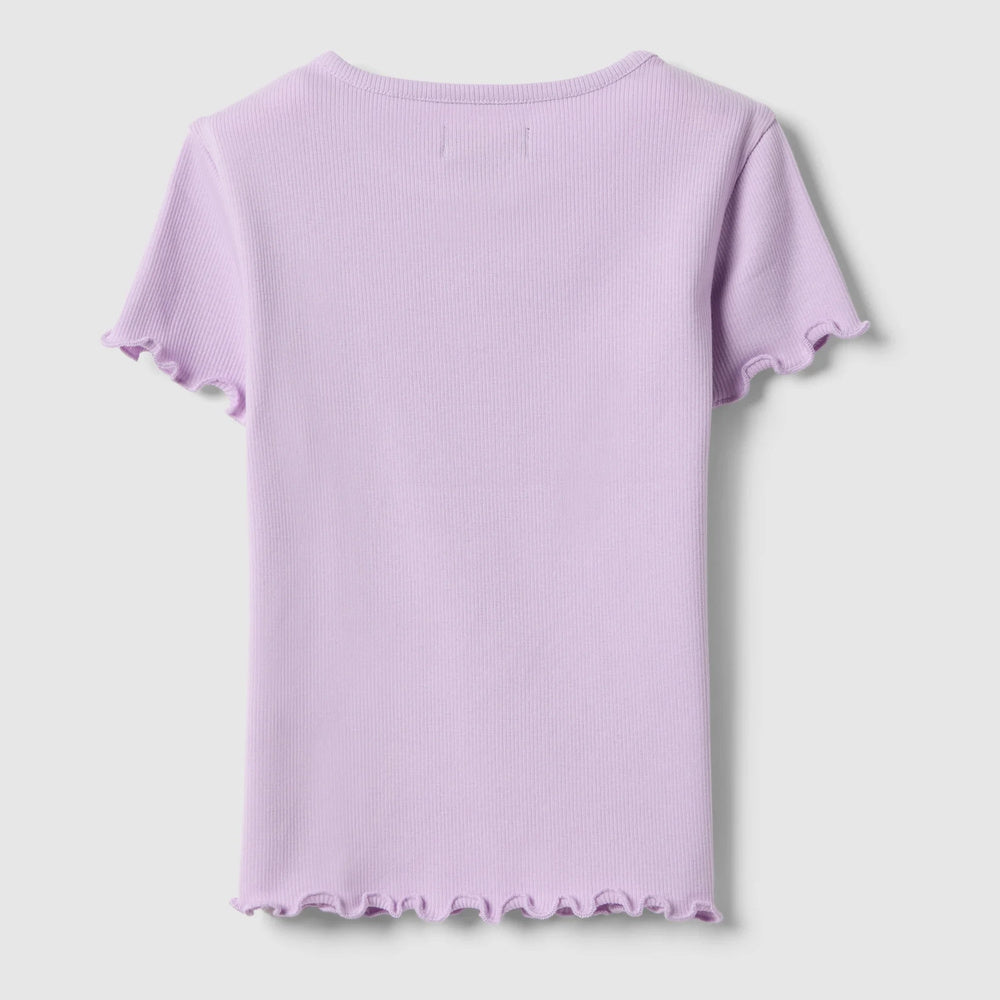 OVS | Camiseta morada de algodón elástico para niña