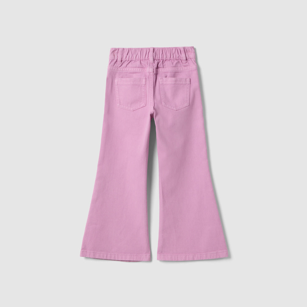 OVS | Pantalón de Algodón con Corte Acampanado para Niña