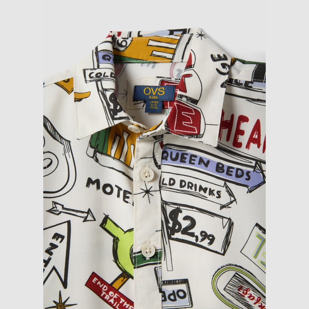 OVS | Camisa Multicolor de Viscosa Infantil