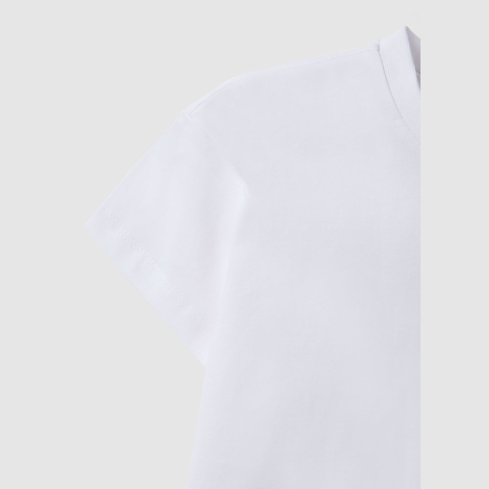 OVS | Camiseta de corte Boxy con Detalle de Corazones para Niña
