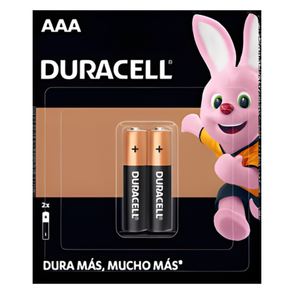 Duracell | Pack de 2 Pilas Alcalinas AAA
