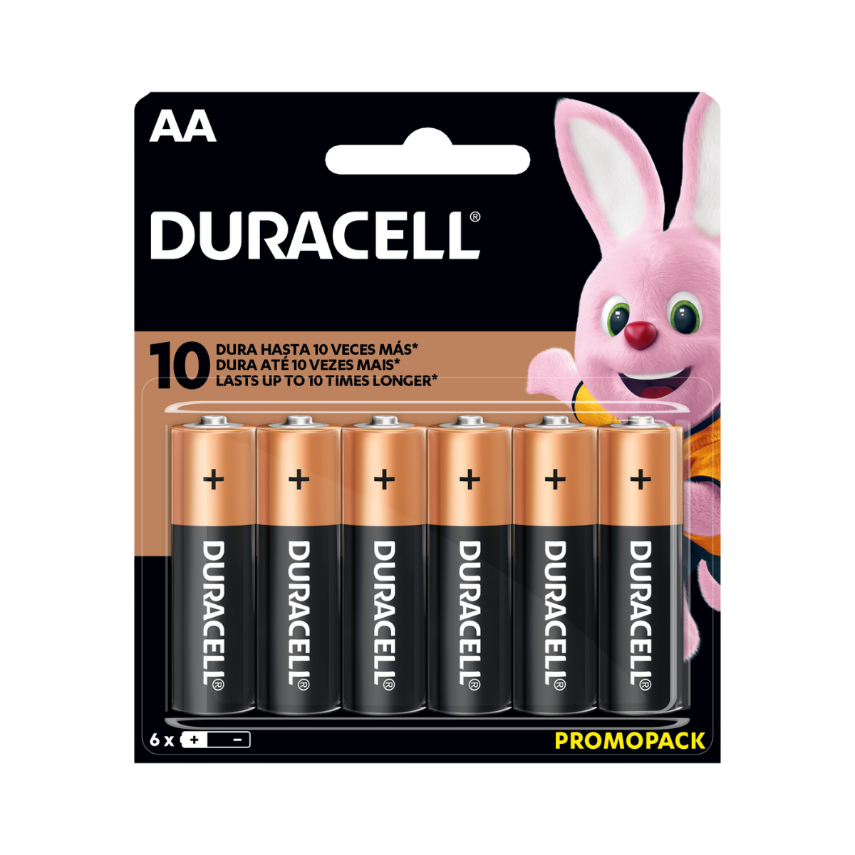 Batería Duracell AA X6