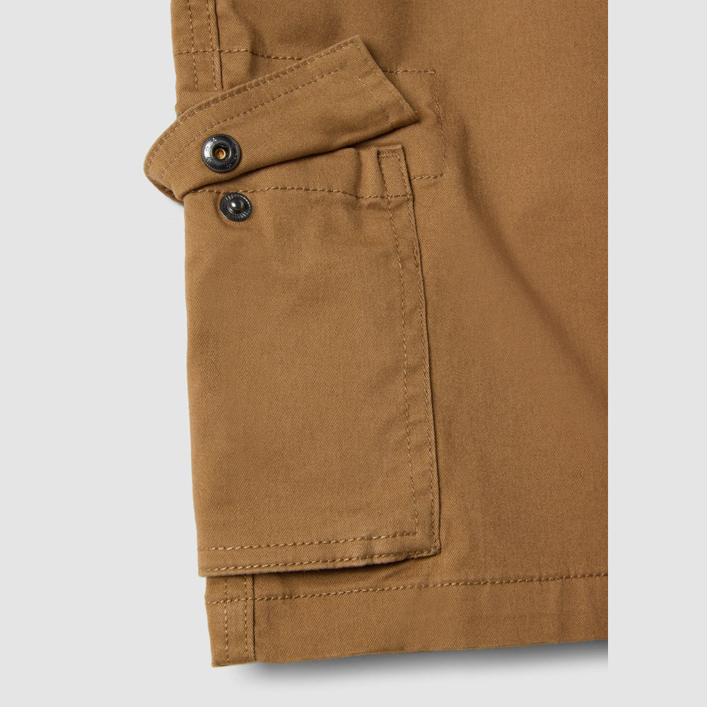 OVS | Shorts de algodón elástico oversize con bolsillos cargo infantil