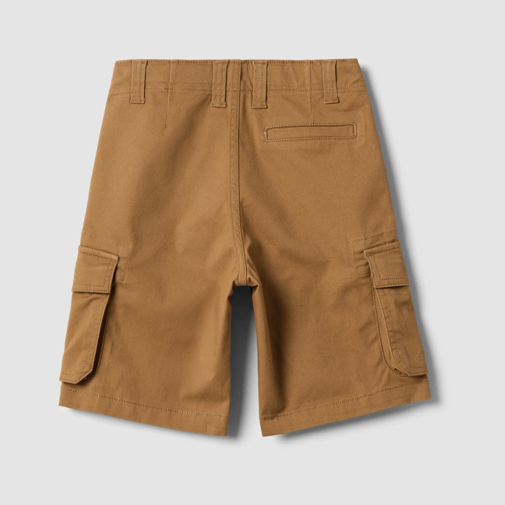 OVS | Shorts de algodón elástico oversize con bolsillos cargo infantil