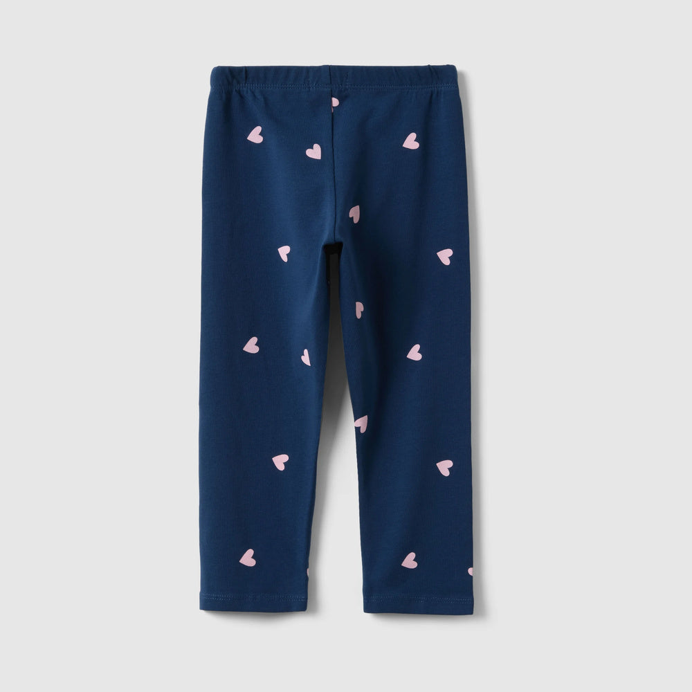 OVS | Leggings azules de algodón elástico de corte slim para niña