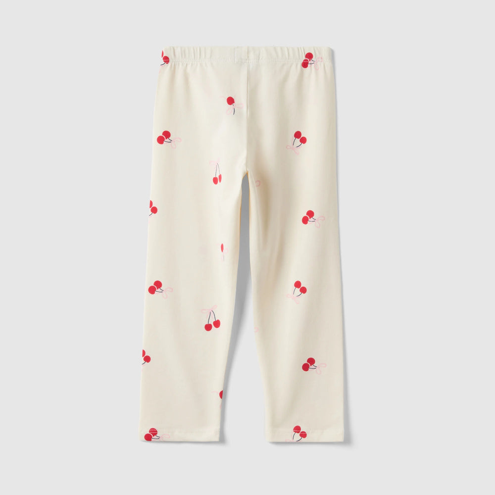 OVS | Leggings de algodón de corte slim con estampado para niña