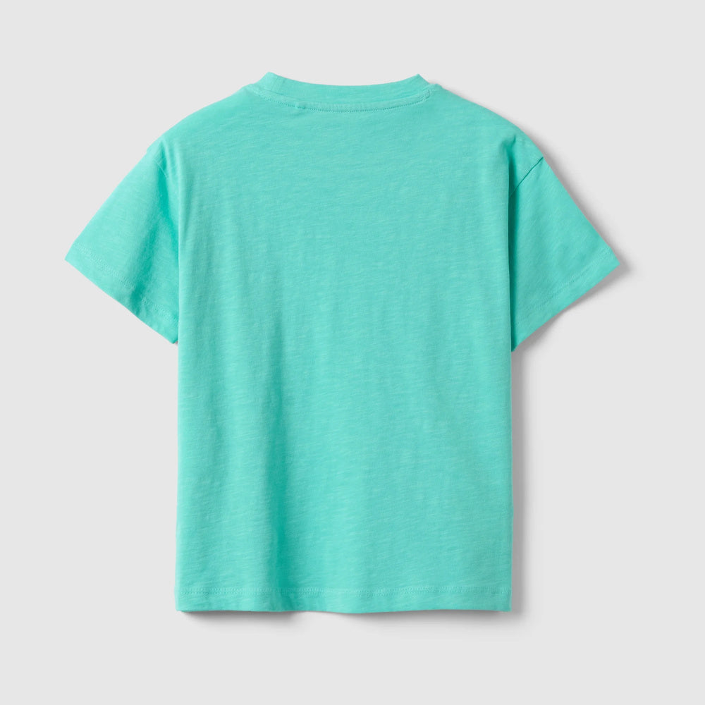 OVS | Camiseta azul de algodón puro infantil