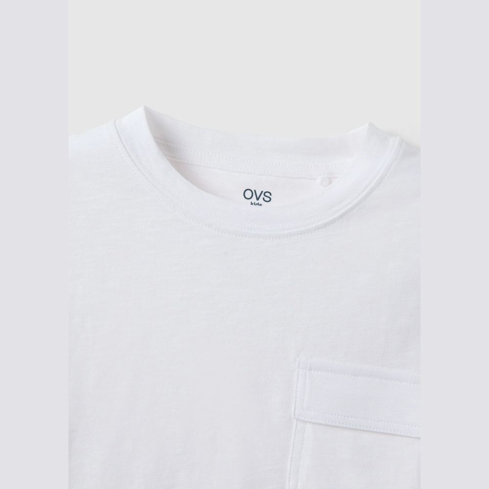 OVS | Camiseta blanca de algodón puro infantil
